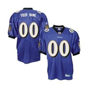  Reebok NFL Equipment Baltimore Ravens Purple Authentic 
