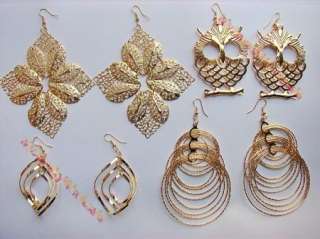 Wholesale of 32 pairs new high quality KC gold earrings  