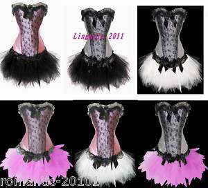 New Corset Dress &G String Laced Up Bustiers 6020+700 8  