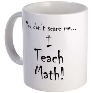  I teach Math Math Mug by CafePress: Kitchen & Dining