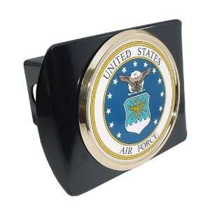 Air Force Seal Black Hitch Cover
