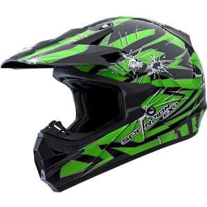  Scorpion VX 24 Motorcycle Helmet, Impact Green   Size  XL 