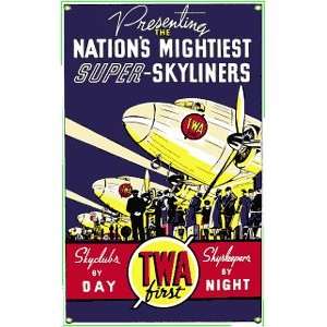  TWA Airline Advertising Signs
