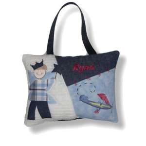 Airplane Pilot Personalized Tooth Fairy Pillow