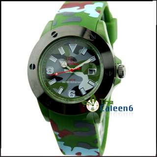 Jelly Silicone Unisex Fashion Sport WristWatch 11 Color  