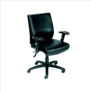  Boss B706 SS Mid Back Multi Function Executive Chair With 
