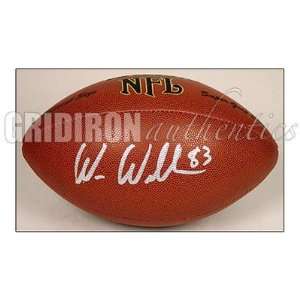  Wes Welker Autographed Ball