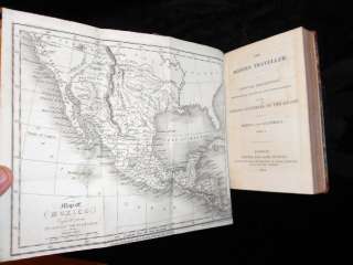 1825 MODERN TRAVELLER MEXICO GUATEMALA 1ST EDITN FOLDOUT MAP GEOGRAPHY 
