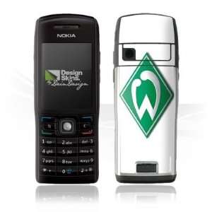   Skins for Nokia E50   Werder Bremen wei? Design Folie Electronics