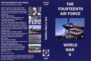 14th Air Force Flying Tigers AVG and 23rd Ftr Gp   DVD  