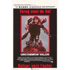  Uncommon Valor (1983) 27 x 40 Movie Poster Belgian Style A 