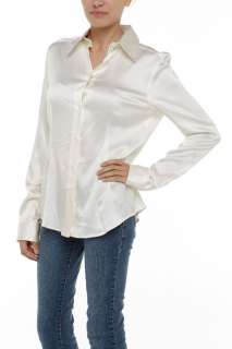 New $795 Dolce & Gabbana Womens Top Blouse Shirt Size 46 NWT 3314 