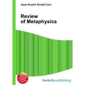  Review of Metaphysics Ronald Cohn Jesse Russell Books