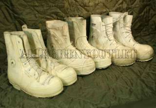 Genuine US Military Issue White Mickey Mouse Boots w/ Valve Extreme 