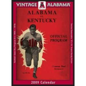  Alabama Crimson Tide 2009 Vintage Football Program 