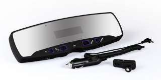 Bluetooth Ver 3.0 Rearview Mirror Car Kit Mobile Phone  