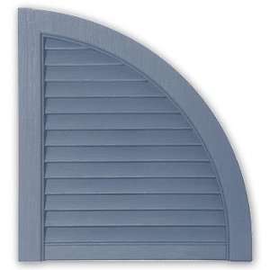   ARCH15LV 41 2 Pack Blue 15 Open Louvered Arch Top for Vinyl Shutters