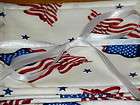 NEW Handmade Fabric Beverage Coasters Set Of 4 USA Flag Stars 