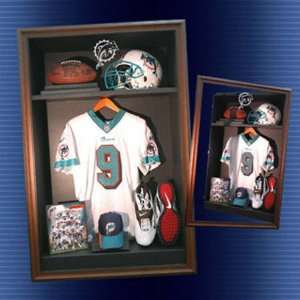  NFL Locker Room Cabinet Style Display Case: Sports 