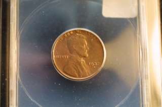 1937 S DDO Lincoln Cent Sellect ANACS MS 63 RED  
