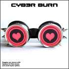 Cyber Heart Goggles Goth Punk Rave Steampunk Jewelry UV