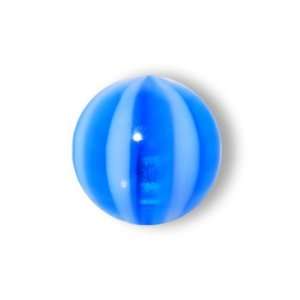    5mm Cabana Blue Striped Beach Ball Replacement Ball: Jewelry