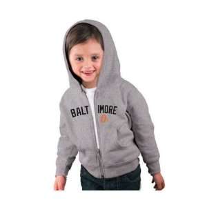 Baltimore Orioles Infant Embroidered Logo Full Zip Hooded Sweatshirt 