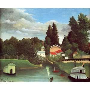   Henri Rousseau   24 x 20 inches   The Mill at Alfort