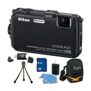  Nikon COOLPIX AW100 16 MP CMOS Waterproof Digital Camera 