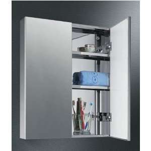   26 Dual Door Polished Edge Mirror Medicine Cabinet: Home & Kitchen