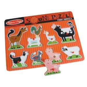  Sound Puzzle with Braille Pieces Farm Animals: Health 