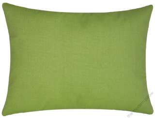 12x16 SUNNY GREEN SOLID indoor / outdoor throw pillow cover  