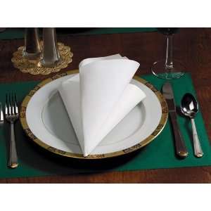 White FashnPoint Paper Dinner Napkins â? 1/8 Fold:  
