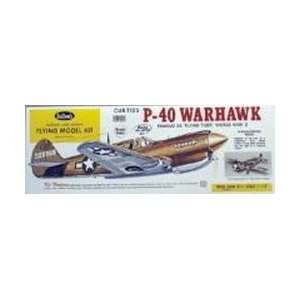  Guillow Curtiss P40 Warhawk Laser Cut GUI405LC: Toys 