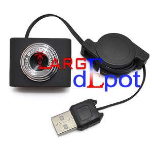 Mini USB 5M Retractable Clip WebCam Web Camera for Laptop  
