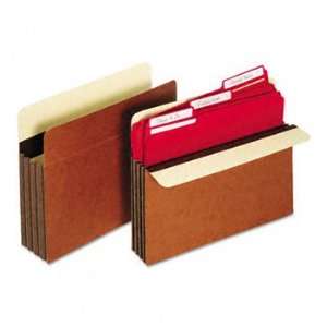   Accordion Pocket, Straight, Redrope, Letter, Red, 10/Box: Electronics