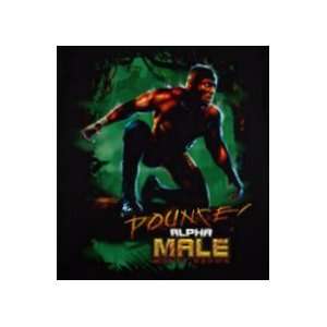  Alpha Male Monte Brown   TNA T Shirt Adult Large: Sports 