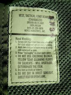 US MILITARY ISSUE TACTICAL LOAD BEARING VEST  