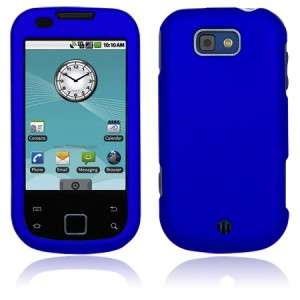 Rubber Blue Hard Case Cover Samsung Acclaim SCH R880  