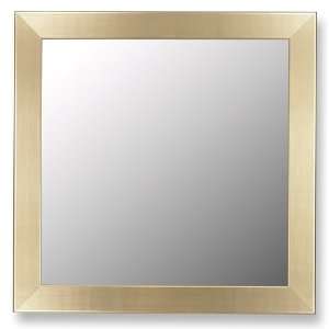  4 pack wall mirror set with champagne gold finish. by 