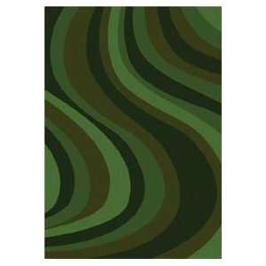 Joy Carpets Whimsy On The Curve 1564 Green Kids Room 54 x 78 Area 