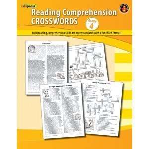  Edupress Ep 188r Comprehension Crosswords Book Gr 4 Toys & Games