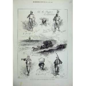   1875 War Spain San Sebastian Horse Waggon Army Musket