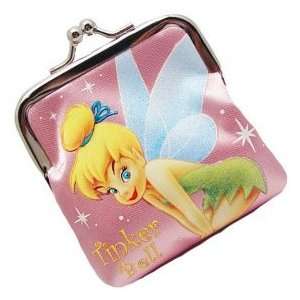  Disney Princess Tinkerbell Mini Coin Purse Wallet Pink 
