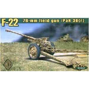  Soviet F22 76mm Mod. 1936/Pak 36(r) Field Gun 1 72 Ace 