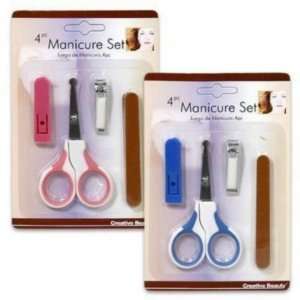  Manicure Set 4 Pieces Baby with Scissors: Toys & Games