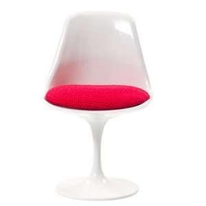  Mini Tulip Side Chair in Red: Home & Kitchen