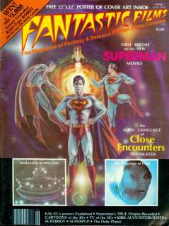   Fantastic Films Magazine Superman Movie The First Report with Poster