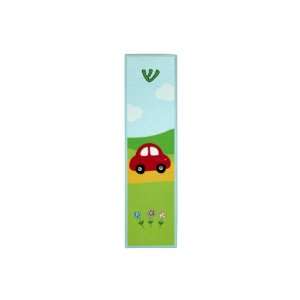   Childs Mezuzah of Wood Painted with a Bright Red Car: Everything Else