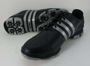 Adidas Tour360 4.0 Golf Shoes Black/Silver Medium 9  